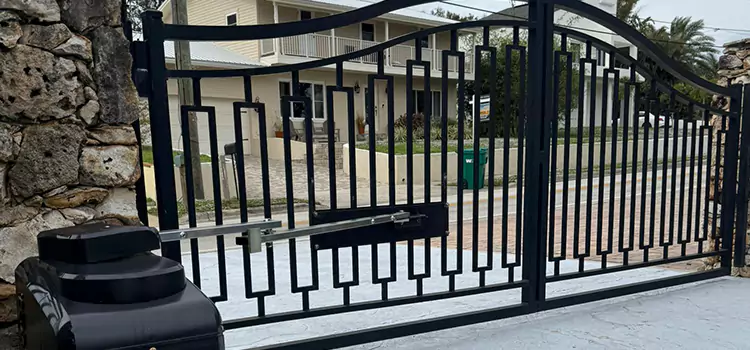 Swing Gate Opener with Keypad Golden