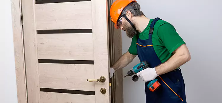Replace Internal Door Handle with Lock Golden