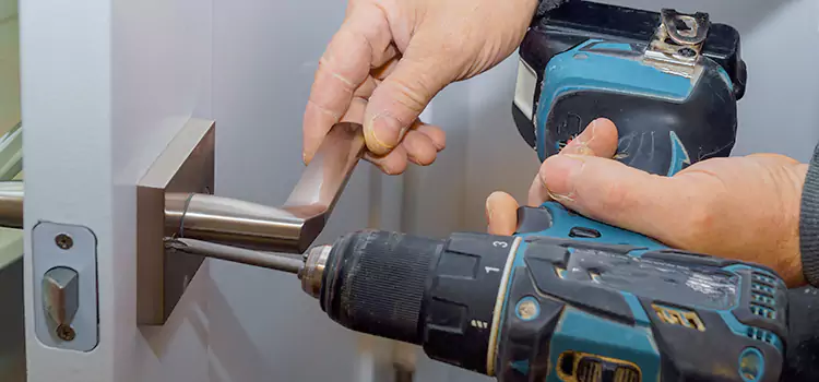 Security Door Lock Installation Golden