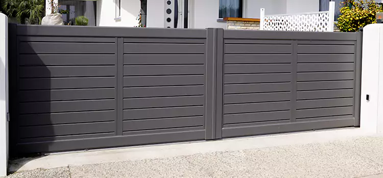 Automatic Gate Fence Golden