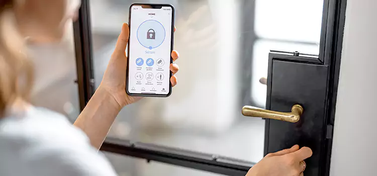 Fingerprint Door Lock Installation Golden